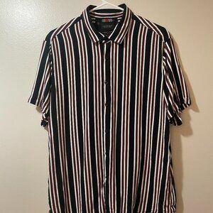 Cactus Man Ricky Singh Striped Short Sleeve Shirt